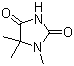 structure of CAS# 6851-81-6, 1,5,5-Trimethylhydantoin