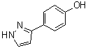 4-(1H-Pyrazol-3-yl)phenol molecular structure (CAS 68535-53-5)