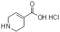 1,2,3,6-Tetrahydro-4-pyridinecarboxylic acid hydrochloride molecular structure (CAS 68547-97-7)