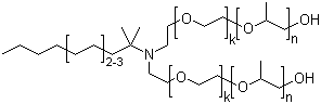 CAS # 68603-58-7, C12-C14 tert-Alkylamines ethoxylated propoxylated