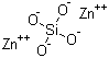 Zinc orthosilicate molecular structure (CAS 68611-47-2)