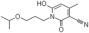 CAS # 68612-94-2, 1-Isoproxypropyl-1,2-dihydro-6-hydroxy-4-methyl-2-oxo-3-pyridinecarbonitrile, 3-Cyano-6-hydroxy-N-(3-isopropoxypropyl)-4-methyl-2-pyridone