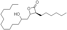 structure of CAS# 68711-40-0, (3S,4S)-3-己基-4-[(S)-2-羟基十三烷基]-2-氧杂环丁酮