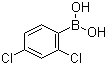 2,4-二氯苯硼酸分子结构 (CAS 68716-47-2)