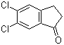 structure of CAS# 68755-31-7, 5,6-Dichloro-1-indanone