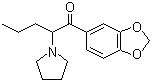 CAS # 687603-66-3, 1-(1,3-Benzodioxol-5-yl)-2-(1-pyrrolidinyl)-1-pentanone, 1-(3,4-Methylenedioxyphenyl)-2-pyrrolidinylpentan-1-one