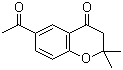 2,2-二甲基-6-乙酰基色满酮分子结构 (CAS 68799-41-7)