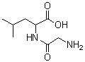 structure of CAS# 688-14-2, Glycyl-DL-leucine