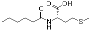 structure of CAS# 68862-41-9, N-Hexanoyl-L-methionine