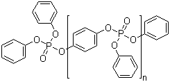 CAS 登录号：68874-96-4, 氢醌苯基磷酰二氯共聚物苯酚二酯