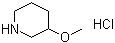 structure of CAS# 688809-94-1, 3-Methoxypiperidine hydrochloride