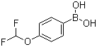 structure of CAS# 688810-12-0, 4-(Difluoromethoxy)phenylboronic acid	