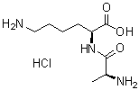 structure of CAS# 68973-27-3, L-Alanyl-L-lysine monohydrochloride