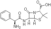 氨苄西林分子结构 (CAS 69-53-4)