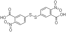 structure of CAS# 69-78-3, 3-Carboxy-4-nitrophenyl disulfide