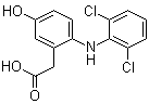 structure of CAS# 69002-84-2, 5-羟基双氯芬酸