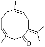structure of CAS# 6902-91-6, (E,E)-Germacra-3,7(11),9-trien-6-one