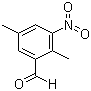 2,5-二甲基-3-硝基苯甲醛分子结构 (CAS 69022-52-2)