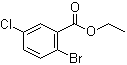 2-Bromo-5-chlorobenzoic acid ethyl ester molecular structure (CAS 690260-91-4)