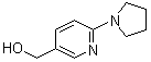 structure of CAS# 690632-01-0, [6-(Pyrrolidin-1-yl)pyridin-3-yl]methanol