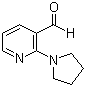 structure of CAS# 690632-39-4, 2-(1-吡咯烷基)吡啶-3-甲醛