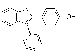 4-(3-Phenyl-1H-indol-2-yl)phenol molecular structure (CAS 6910-82-3)