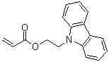 2-(9-Carbazolyl)ethyl acrylate molecular structure (CAS 6915-68-0)