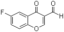 6-氟-4-氧代-4H-苯并吡喃-3-甲醛分子结构 (CAS 69155-76-6)