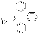 CAS # 69161-59-7, Trityloxymethyloxirane, 1-(Triphenylmethoxy)-2,3-epoxypropane, Glycidyl triphenylmethyl ether, Glycidyl trityl ether, Trityl glycidyl ether, Tritylglycidol