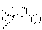 CAS # 692764-89-9, 5-(4-Methoxy[1,1'-biphenyl]-3-yl)-1,2,5-thiadiazolidin-3-one 1,1-dioxide