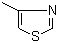 4-甲基噻唑分子结构 (CAS 693-95-8)