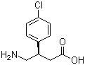 structure of CAS# 69308-37-8, (R)-Baclofen