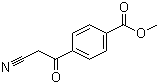 structure of CAS# 69316-08-1, Methyl 4-(cyanoacetyl)benzoate