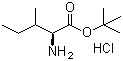 structure of CAS# 69320-89-4, L-Isoleucine tert-butyl ester hydrochloride
