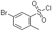 5-溴-2-甲基苯磺酰氯分子结构 (CAS 69321-56-8)