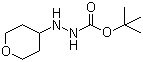 structure of CAS# 693287-79-5, 2-(Tetrahydropyran-4-yl)hydrazinecarboxylic acid tert-butyl ester