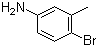 structure of CAS# 6933-10-4, 4-Bromo-3-methylaniline