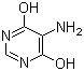 5-氨基-4,6-二羟基嘧啶分子结构 (CAS 69340-97-2)