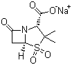 Sulbactam sodium molecular structure (CAS 69388-84-7)