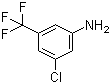 3-氨基-5-氯三氟甲苯分子结构 (CAS 69411-05-8)