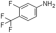 4-Amino-2-fluorobenzotrifluoride molecular structure (CAS 69411-68-3)