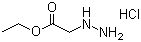 肼基乙酸乙酯盐酸盐分子结构 (CAS 6945-92-2)