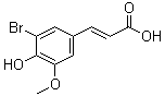 structure of CAS# 6948-33-0, 5-溴阿魏酸