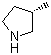 structure of CAS# 69498-25-5, (S)-3-Methylpyrrolidine