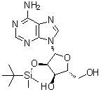 CAS 登录号：69504-13-8, 2'-O-叔丁基二甲基硅烷基腺苷