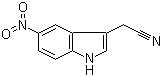 structure of CAS# 6952-13-2, 5-Nitroindole-3-acetonitrile