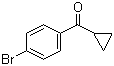 structure of CAS# 6952-89-2, (4-Bromophenyl)cyclopropylmethanone