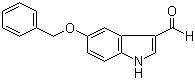 structure of CAS# 6953-22-6, 5-Benzyloxyindole-3-carboxaldehyde