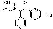 CAS 登录号：6962-12-5, 2-[(2-羟基丙基)氨基]-2-苯基苯乙酮盐酸盐