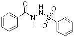 苯磺酸 2-苯甲酰基-2-甲基酰肼分子结构 (CAS 6962-59-0)